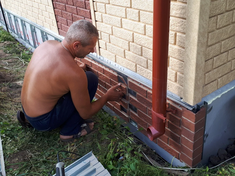 Отделка цоколя